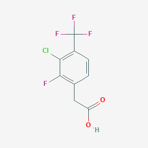 3-Chloro-2-fluoro-4-(trifluoromethyl)phenylacetic acid