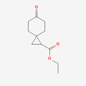 molecular formula C11H16O3 B1433090 Ethyl 6-oxospiro[2.5]octane-1-carboxylate CAS No. 1447942-87-1
