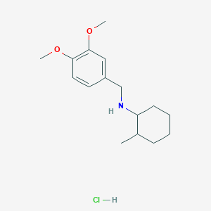 N-[(3,4-dimethoxyphenyl)methyl]-2-methylcyclohexan-1-amine hydrochloride