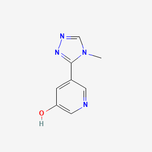 5-(4-methyl-4H-1,2,4-triazol-3-yl)pyridin-3-ol