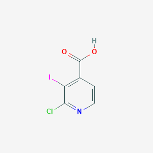 molecular formula C6H3ClINO2 B1433145 2-氯-3-碘吡啶-4-羧酸 CAS No. 1423027-39-7