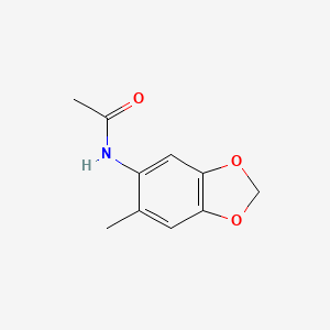 molecular formula C10H11NO3 B1433159 N-(6-methyl-2H-1,3-benzodioxol-5-yl)acetamide CAS No. 1443980-28-6