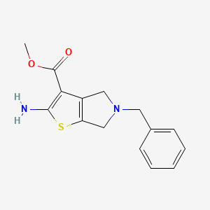 methyl 2-amino-5-benzyl-5,6-dihydro-4H-thieno[2,3-c]pyrrole-3-carboxylate