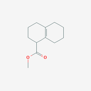 molecular formula C12H18O2 B14331723 Methyl 1,2,3,4,5,6,7,8-octahydronaphthalene-1-carboxylate CAS No. 103172-93-6