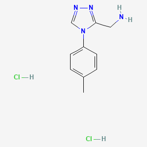 {[4-(4-methylphenyl)-4H-1,2,4-triazol-3-yl]methyl}amine dihydrochloride