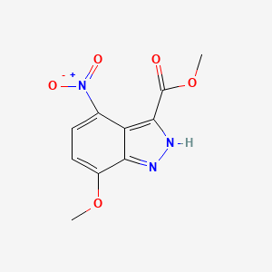 methyl 7-methoxy-4-nitro-1H-indazole-3-carboxylate