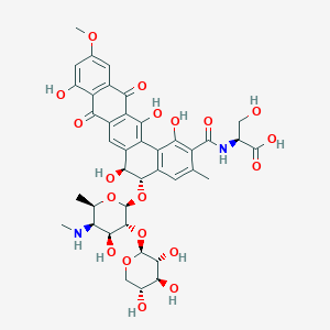 molecular formula C40H44N2O19 B143318 Pradimicin FA 1 CAS No. 131426-58-9