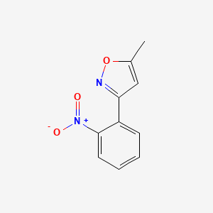 molecular formula C10H8N2O3 B1433190 3-(2-Nitro-phenyl)-5-methylisoxazole CAS No. 926316-89-4