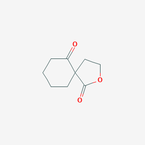 molecular formula C9H12O3 B1433207 2-Oxa-spiro[4.5]decane-1,6-dione CAS No. 345914-29-6