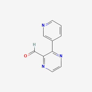B1433209 3-(Pyridin-3-yl)pyrazine-2-carbaldehyde CAS No. 1823582-20-2