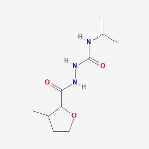 3-methyl-N-{[(propan-2-yl)carbamoyl]amino}oxolane-2-carboxamide