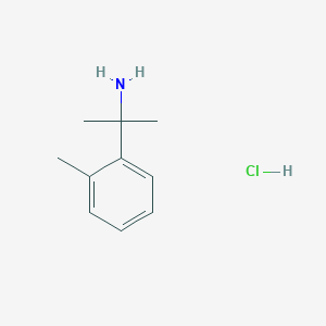 molecular formula C10H16ClN B1433220 2-(2-Methylphenyl)propan-2-amine hydrochloride CAS No. 1439899-51-0