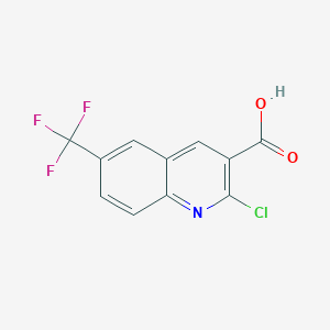 2-Chloro-6-(trifluoromethyl)quinoline-3-carboxylic acid
