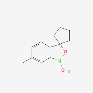 6-methyl-1H-spiro[2,1-benzoxaborole-3,1'-cyclopentane]-1-ol