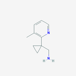 [1-(3-Methylpyridin-2-yl)cyclopropyl]methanamine