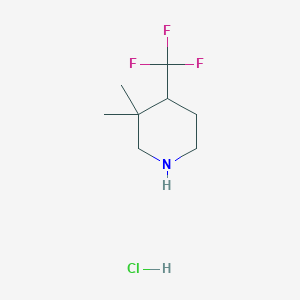 3,3-Dimethyl-4-(trifluoromethyl)piperidine hydrochloride