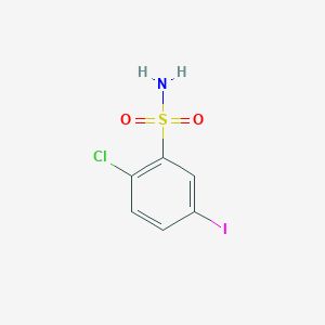 2-Chloro-5-iodobenzene-1-sulfonamide