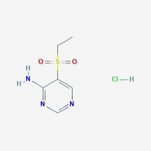 5-(Ethanesulfonyl)pyrimidin-4-amine hydrochloride