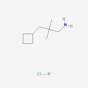 3-Cyclobutyl-2,2-dimethylpropan-1-aminehydrochloride