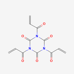 molecular formula C12H9N3O6 B14332572 1,3,5-Triacryloyl-1,3,5-triazinane-2,4,6-trione CAS No. 104627-10-3