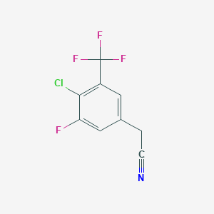 4-Chloro-3-fluoro-5-(trifluoromethyl)phenylacetonitrile