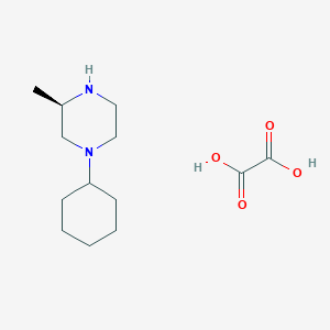 molecular formula C13H24N2O4 B1433265 (R)-1-Cyclohexyl-3-methyl-piperazine oxalate CAS No. 1187930-96-6