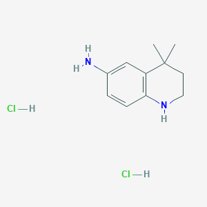 4,4-Dimethyl-1,2,3,4-tetrahydro-quinolin-6-ylamine dihydrochloride