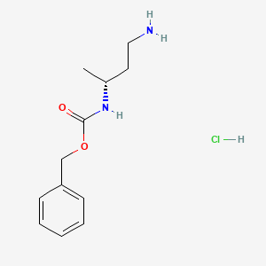 benzyl (R)-(4-aminobutan-2-yl)carbamate hydrochloride