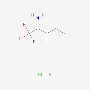 1,1,1-Trifluoro-3-methylpentan-2-amine hydrochloride