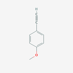molecular formula C9H8O B014333 1-Ethynyl-4-methoxybenzene CAS No. 768-60-5