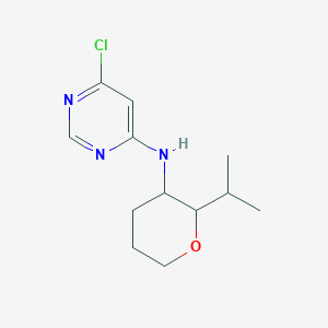 6-chloro-N-[2-(propan-2-yl)oxan-3-yl]pyrimidin-4-amine