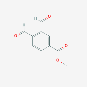 molecular formula C10H8O4 B1433305 Methyl 3,4-diformylbenzoate CAS No. 15158-39-1