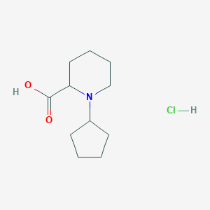 1-Cyclopentylpiperidine-2-carboxylic acid hydrochloride