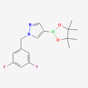1-(3,5-difluorobenzyl)-4-(4,4,5,5-tetramethyl-1,3,2-dioxaborolan-2-yl)-1H-pyrazole
