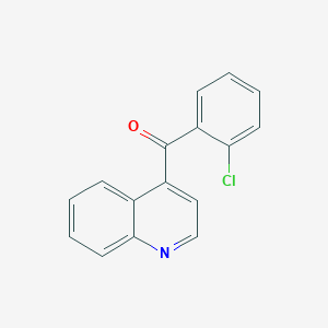 B1433318 4-(2-Chlorobenzoyl)quinoline CAS No. 1706436-14-7