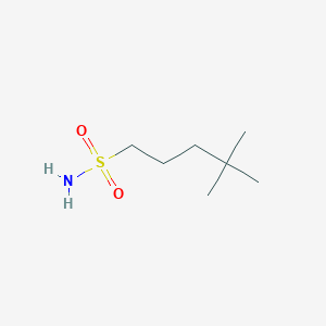 4,4-Dimethylpentane-1-sulfonamide