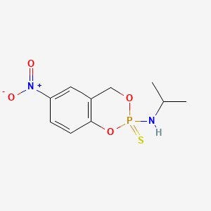 molecular formula C10H13N2O4PS B14333339 N-(1-Methylethyl)-6-nitro-4H-1,3,2-benzodioxaphosphorin-2-amine 2-sulfide CAS No. 99300-63-7