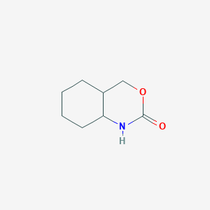 molecular formula C8H13NO2 B14333347 Octahydro-2H-3,1-benzoxazin-2-one CAS No. 105098-84-8