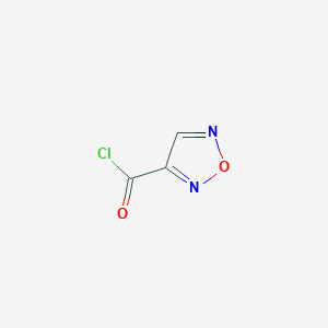 molecular formula C3HClN2O2 B1433343 1,2,5-Oxadiazole-3-carbonyl chloride CAS No. 1079401-91-4