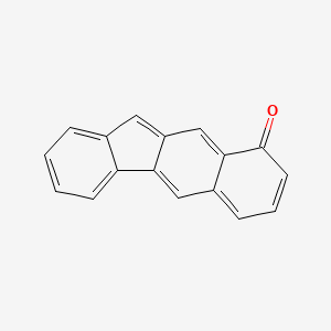 molecular formula C17H10O B14333470 9H-Benzo(b)fluoren-9-one CAS No. 109241-59-0