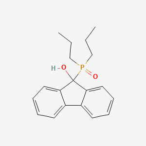 molecular formula C19H23O2P B14333707 9-(Dipropylphosphoryl)-9H-fluoren-9-OL CAS No. 98188-44-4