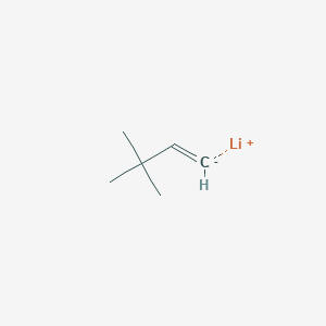 molecular formula C6H11Li B14333708 lithium;3,3-dimethylbut-1-ene CAS No. 109050-52-4