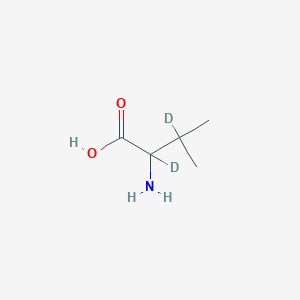 molecular formula C5H11NO2 B1433371 DL-Valine-d2 