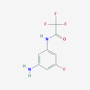 N-(3-amino-5-fluorophenyl)-2,2,2-trifluoroacetamide