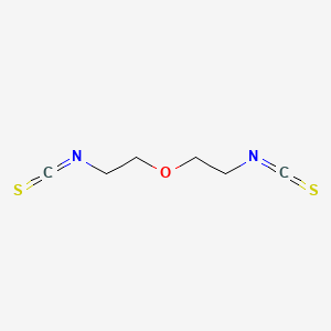 molecular formula C6H8N2OS2 B14333770 Ethane, 1,1'-oxybis[2-isothiocyanato- CAS No. 103144-36-1