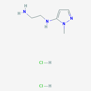 N1-(1-methyl-1H-pyrazol-5-yl)ethane-1,2-diamine dihydrochloride