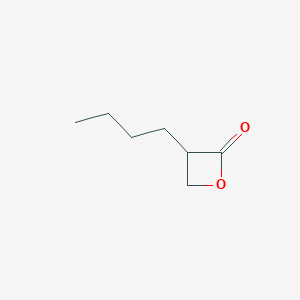 molecular formula C7H12O2 B14333794 3-Butyloxetan-2-one CAS No. 102547-96-6