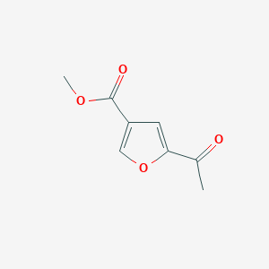 molecular formula C8H8O4 B1433381 Methyl 5-acetylfuran-3-carboxylate CAS No. 99595-90-1