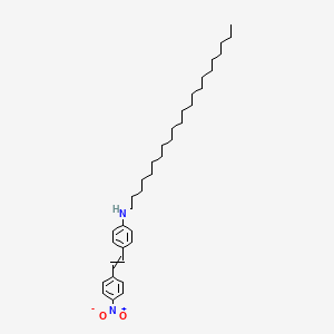 molecular formula C36H56N2O2 B14333835 N-Docosyl-4-[2-(4-nitrophenyl)ethenyl]aniline CAS No. 110504-63-7