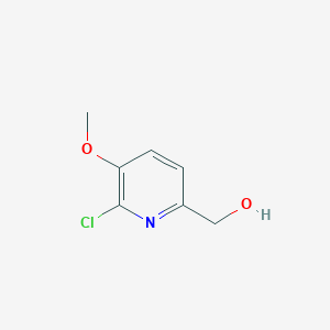 molecular formula C7H8ClNO2 B1433388 (6-Chloro-5-methoxy-pyridin-2-yl)-methanol CAS No. 1227602-31-4